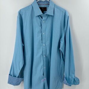 James Tattersall long sleeve Button‎ Down shirt